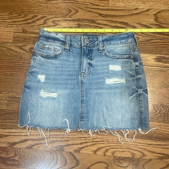 Distressed denim skirt Aeropostale - Picture 4 of 6